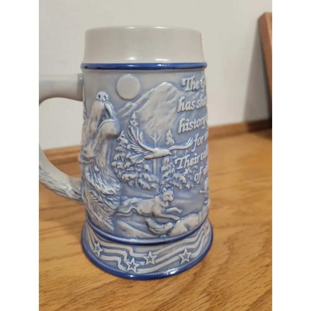 “The Gray Wolf” Stein American Animal Series Tom O'Brien 2000 3D